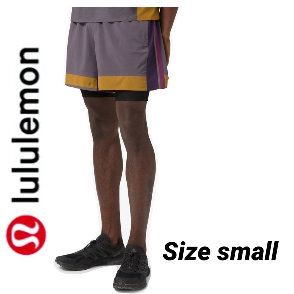Lululemon x Robert Geller Take the Moment Lined Shorts Size Small